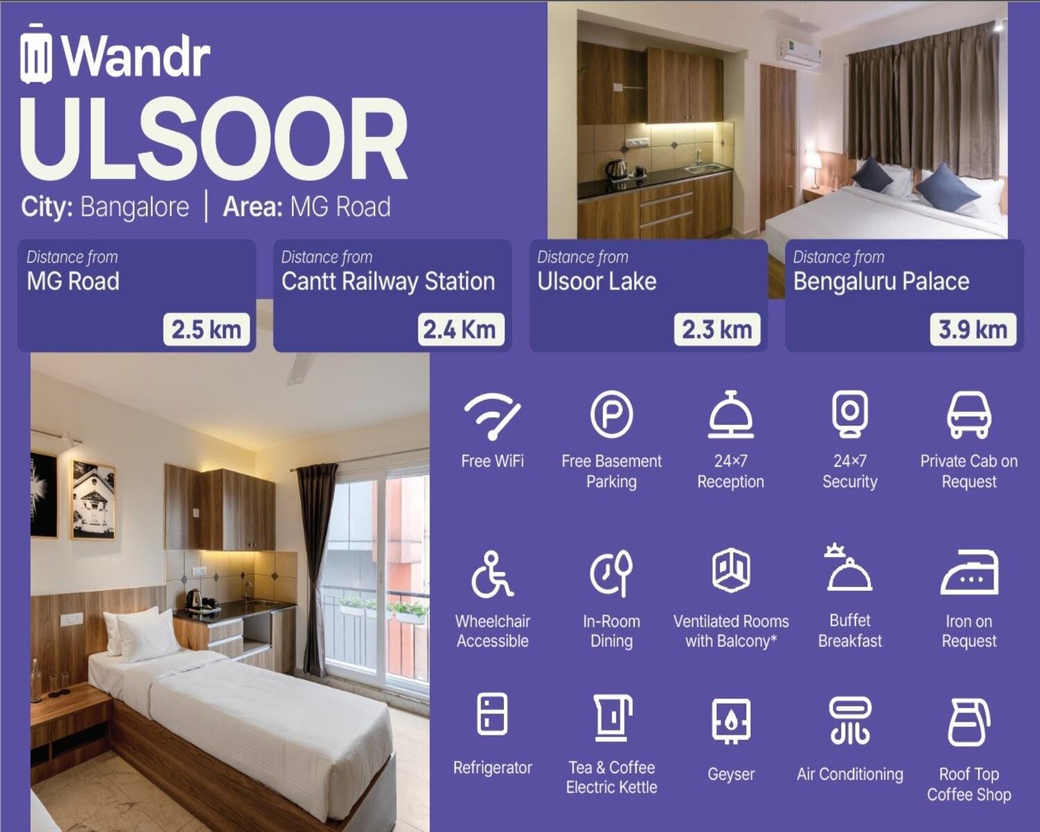 Wandr Hotel- Near Mg Road バンガロール エクステリア 写真